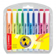 STABILO swing cool markeerstift, blister van 8 stuks in geassorteerde kleuren