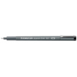 Staedtler pigment liner fineliner, ronde punt, schrijfbreedte 0,2 mm, zwart