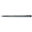 Staedtler pigment liner fineliner, ronde punt, schrijfbreedte 0,6 mm, zwart