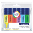 Staedtler Markeerstift Textsurfer Classic etui van 6 stuks: geel, oranje, roze, paars, blauw en groen