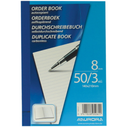 AURORA Orderbook ft 14,8 x 21 cm (A5), pak van 5 stuks