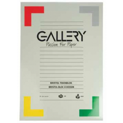 Gallery Bristol tekenblok, ft 29,7 x 42 cm, A3, 200 g m², 20 vel