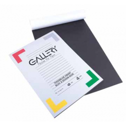 Gallery zwart tekenpapier, ft 21 x 29,7 cm, A4, 120 g m², 20 vel