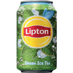 Lipton Ice Tea Green frisdrank, niet bruisend, blik van 33 cl, pak van 24 stuks