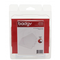 Badgy 100 blanco, dikke kaarten van 0,76 mm, voor Badgy100 of Badgy200