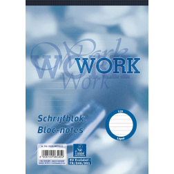 Work schrijfblok, ft A6, 70 g/m², 100 vel, gelijnd