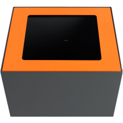 V-Part top voor modulaire afvalbak 85 l en 90 l, oranje