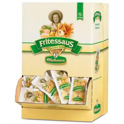 Oliehoorn Fritessaus 35%, doos van 198 zakjes van 20 ml