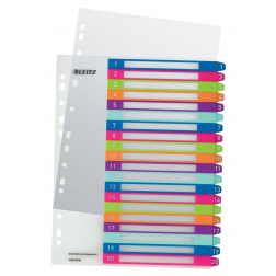 Leitz WOW printbare index, 20 tabs