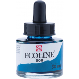 Talens Ecoline waterverf flacon van 30 ml, pruisischblauw