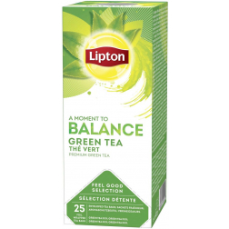 Lipton thee Feel Good Selection, Groene thee, doos van 25 zakjes