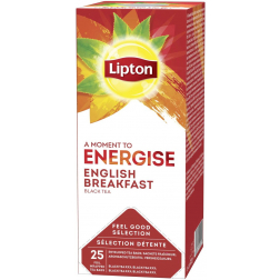 Lipton thee Feel Good Selection, English breakfast, doos van 25 zakjes
