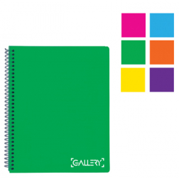 Gallery spiraalschift Colour ft 14,8 x 21 cm (A5), geruit 5 mm, 2-gaatsperforatie