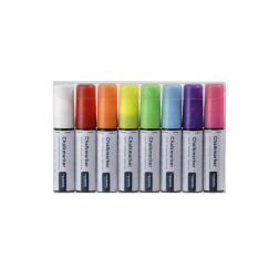 Krijtstift Europel 15mm assorti etui 8 stuks