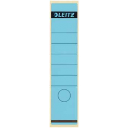 Leitz rugetiketten ft 6,1 x 28,5 cm, blauw