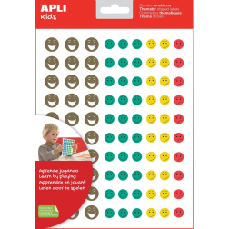 Apli Kids beloningsstickers Happy Smile, blister met 12 vellen