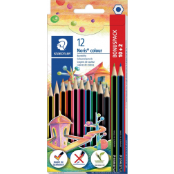 Staedtler Noris colour kleurpotloden, blister van 10 + 2 gratis