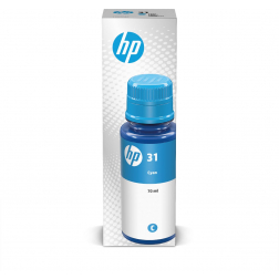HP inktcartridge 31, 8.000 pagina's, OEM 1VU26AE, cyaan