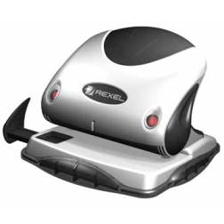 Rexel perforator P215 zilver/zwart