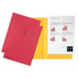 Esselte dossiermap rood, karton van 180 g/m², pak van 100 stuks