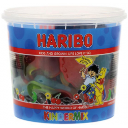 Haribo snoepgoed, emmer van 650 g, kindermix