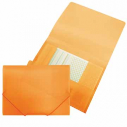 Beautone elastomap met kleppen, ft A4, oranje
