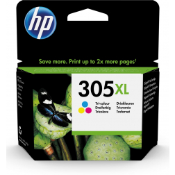 HP inktcartridge 305XL, 200 pagina's, OEM 3YM63AE, 3 kleuren
