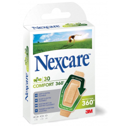 3M pleister Nexcare Comfort 360° 3 formaten, blister van 30 stuks