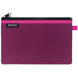 Leitz WOW Etui, L, 2 vakken, roze