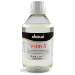 Darwi vernis glanzend, flacon van 250 ml