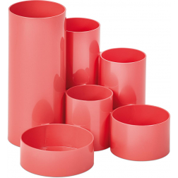 MAULturbo pennenbak, 6 vaks Ø15x12,5 cm, oud roze