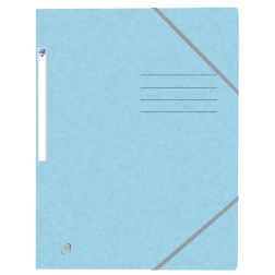 Oxford Top File+ elastomap, voor ft A4, pastelblauw