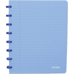 Atoma Trendy schrift, ft A5, 144 bladzijden, gelijnd, transparant blauw