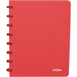 Atoma Trendy schrift, ft A5, 144 bladzijden, gelijnd, transparant rood