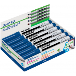 Giotto Robercolor whiteboardmarker maxi, schuine punt, blauw