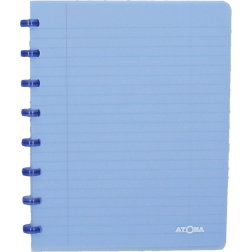 Atoma Trendy schrift, ft A5, 144 bladzijden, commercieel geruit, transparant blauw