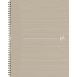 Oxford Origin spiraalschrift, ft A4+, 140 bladzijden, geruit 5 mm, zand