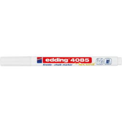 Edding Krijtmarker e-4085, ronde punt van 1 - 2 mm, wit