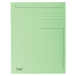 Exacompta dossiermap Foldyne ft 23,7 x 34,7 cm (voor ft folio), lichtgroen, doos van 50 stuks