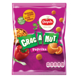 Duyvis nootjes Crac A Nut paprika, zakje van 200 gram