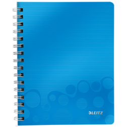 Leitz Schrift WOW ft 14,8 x 21 cm (A5), gelijnd, blauw