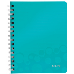 Leitz Schrift WOW ft 14,8 x 21 cm (A5), gelijnd, ijsblauw