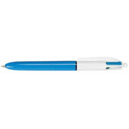 Bic balpen 4 Colours medium en fijn, doos met 20 stuks