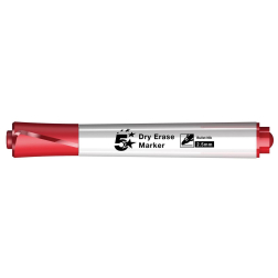 5 Star whiteboardmarker rood