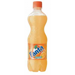 Fanta Orange frisdrank, fles van 50 cl, pak van 24 stuks