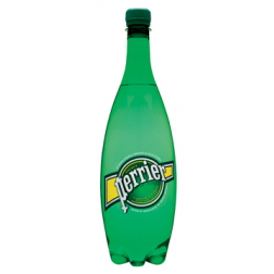 Perrier bruiswater, fles van 1 liter, pak van 6 stuks