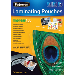 Fellowes lamineerhoes Impress100 ft A3, 200 micron (2 x 100 micron), pak van 100 stuks