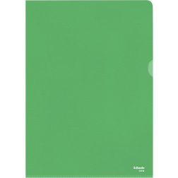 Esselte l-map, copy safe, gekorreld, A4, 115 micron, pak van 100 stuks, groen