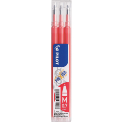 Pilot vulling voor Frixion Ball en Frixion ball clicker koraal roze, doosje met 3 stuks