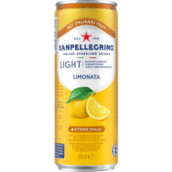 San Pellegrino limonade Limonata light, sleek blik van 33 cl, pak van 6 stuks